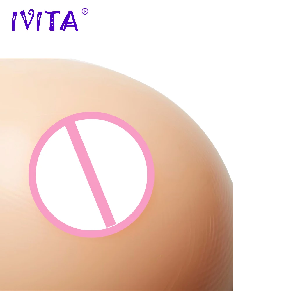 IVITA 1400 г Реалистичная силиконовая форма для груди Трансвестит транссексуалов