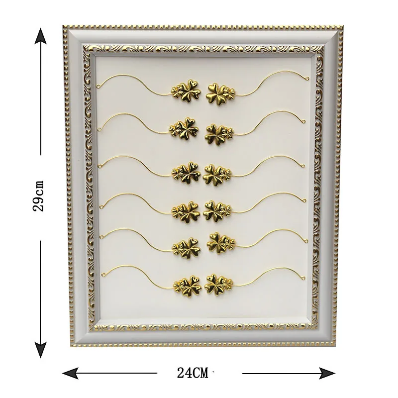 New False Eyelash Display Board Showing Shelf Extension Planting Eyelashes Gold Test Strip Metal Magnetic | Красота и здоровье