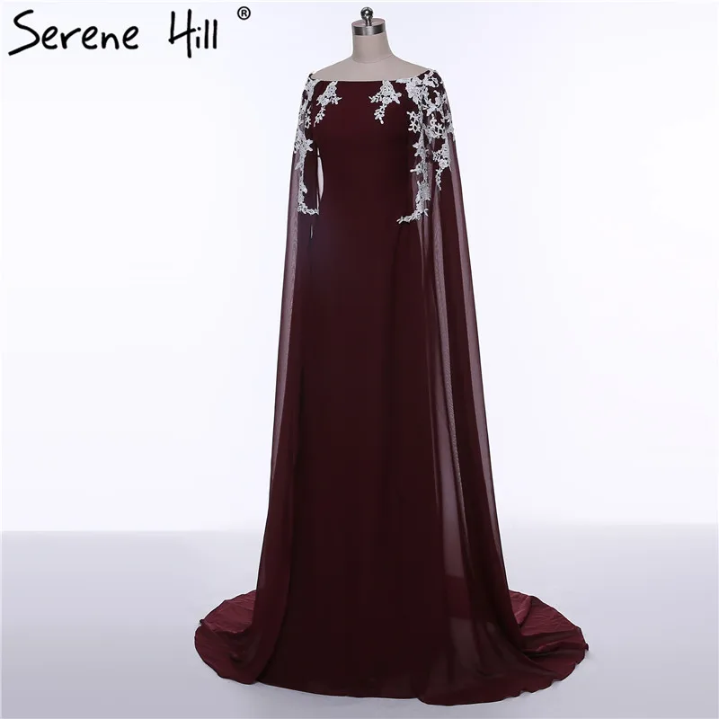 Элегантные кружевные Длинные вечерние платья 2020 Serene Hill шифоновое официальное