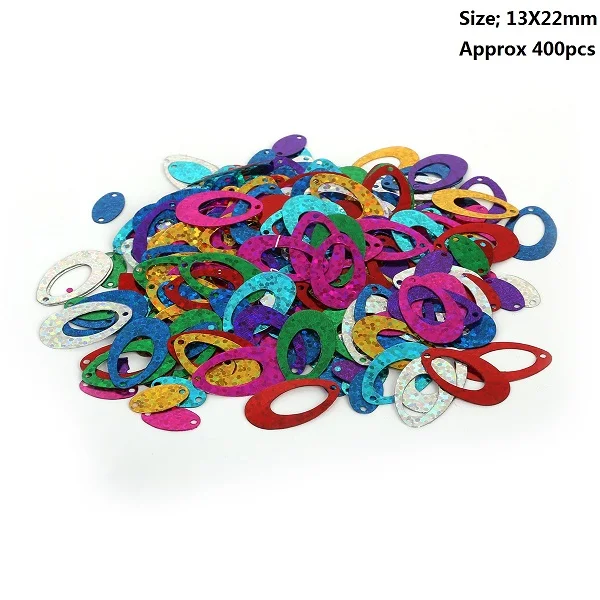 water drop 400pcs Новые поступления, разные цвета, разные размеры, свободные блестки для одежды, аксессуары для рукоделия, для скрапбукинга, свадьбы - Цвет: water drop 400pcs