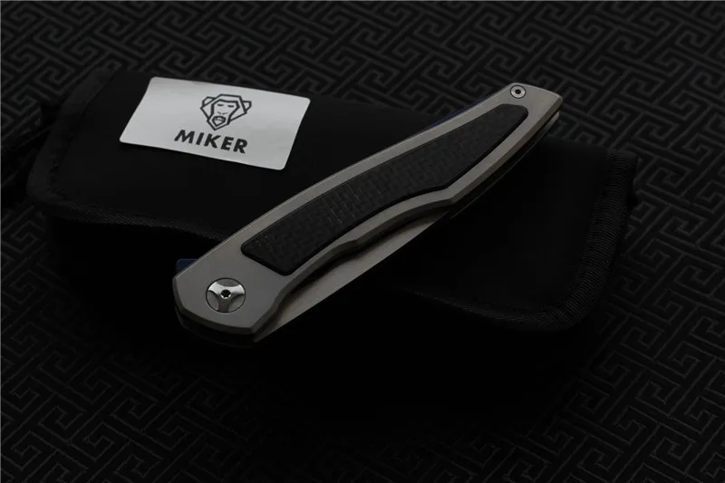 MIKER поршень отдельно с шариковым подшипником TC4 + ручка из углеродного волокна S35vn