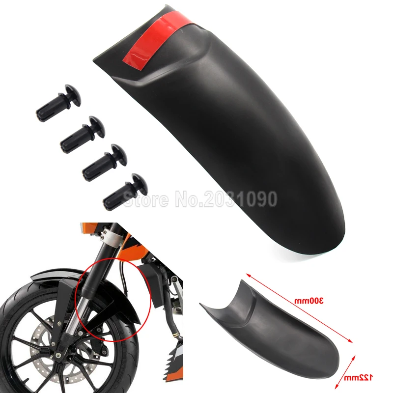 

ABS plastic Motorcycle Front Mudguard Fender Rear Extender Extension For 200 390 2011 2012 2013 2014 2015 2016 2017