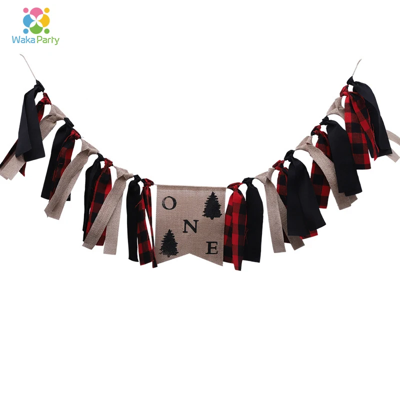 Деревянная гирлянда баннер на первый день рождения мальчика|Флажки вымпелы и