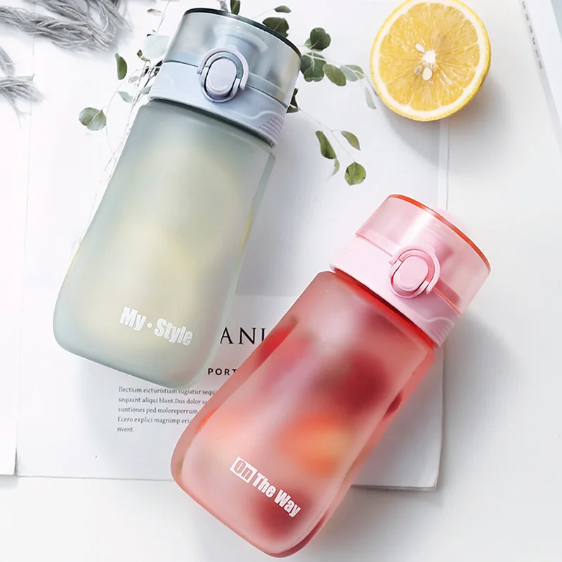 Пластиковая бутылка для воды 450 мл спортивный стакан с замком дорожная чашка