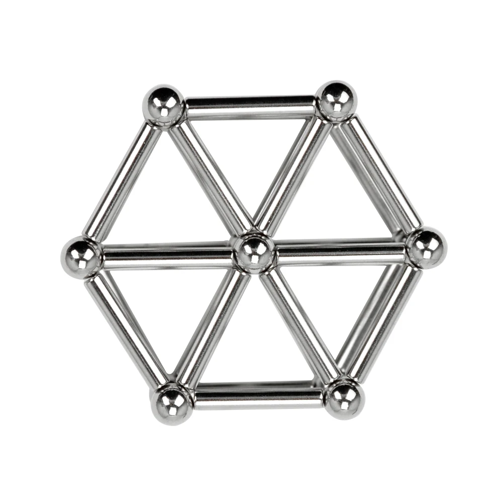 YIMAKER 1 Набор 3D креативных неодимовых магнитов Imanes NdFeB 36 шт. магниты стержень и 27 шт. стальные шарики Aimant DIY бусины подарки