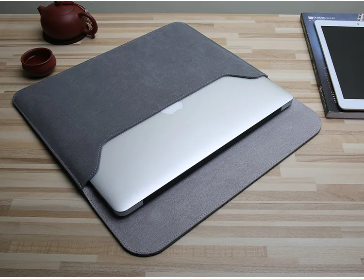 Матовая сумка для ноутбука из искусственной кожи с магнитной пряжкой для Xiaomi Macbook Pro 13 Чехол Air 11 12 retina Новинка 15 чехол для мужчин и женщин