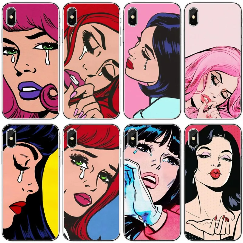 Мягкий силиконовый чехол в винтажном стиле для iPhone 6 6plus 7 8plus 5 дюймов|Бамперы| |