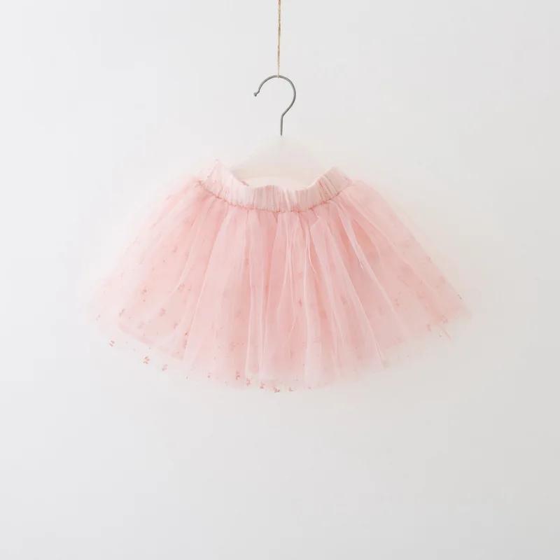 Бесплатная доставка 2 цветов 2017 Новые девушки принцесса юбки дети балетной пачки