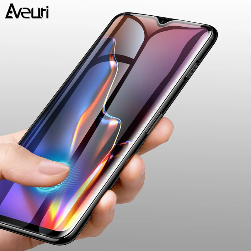Защитное стекло Aveuri для Oneplus 7 Pro 6 6T 5 5T полное покрытие 9H закаленное 7Pro Защитная