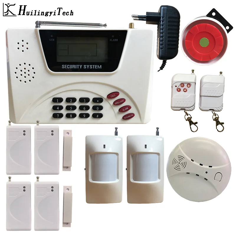 dual-2p4d1s2 Беспроводная GSM сигнализация домашняя охранная сигнализация системная клавиатура домашняя сенсорная аварийная система Комплект для системы безопасности дома - Цвет: dual-2p4d1s2
