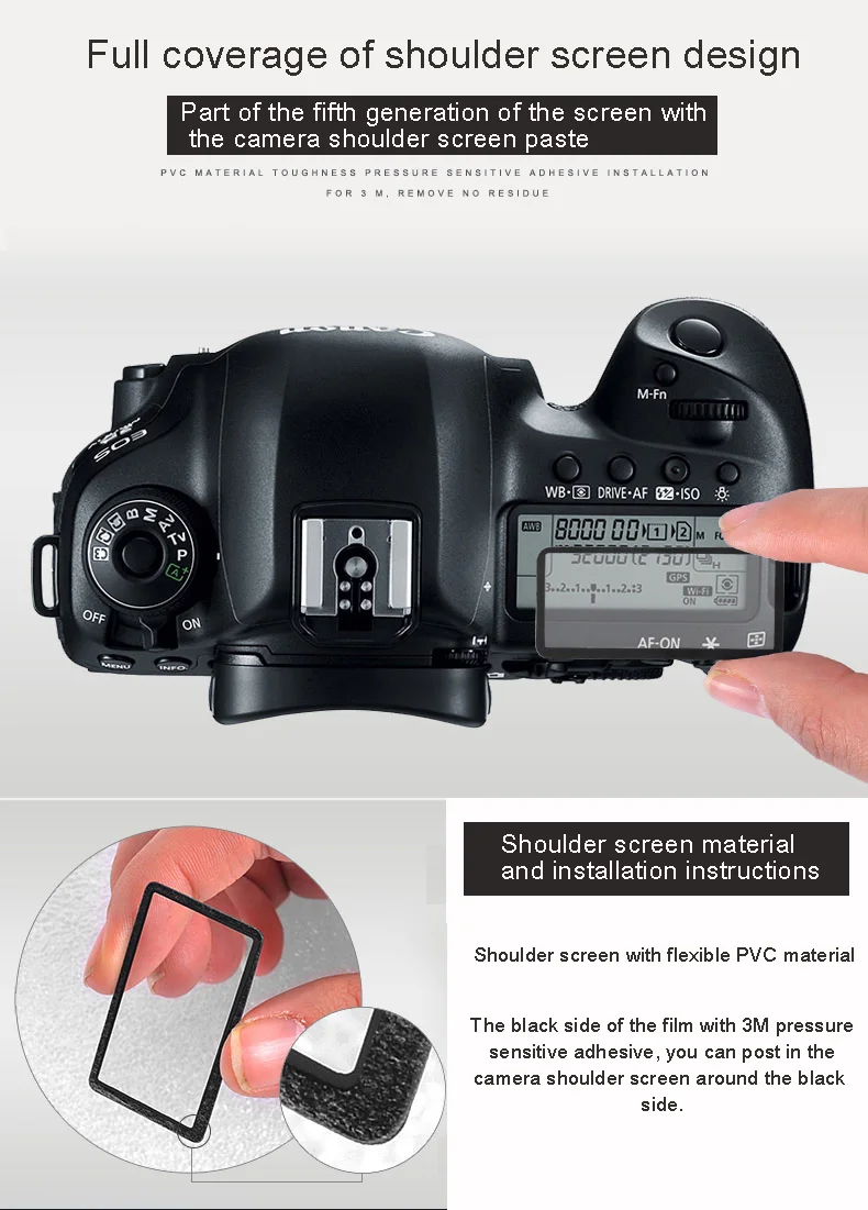 GGS пятое поколение для NIKON D750 LARMOR экран камеры защитная пленка экран металлическая рамка встроенное оптическое стекло