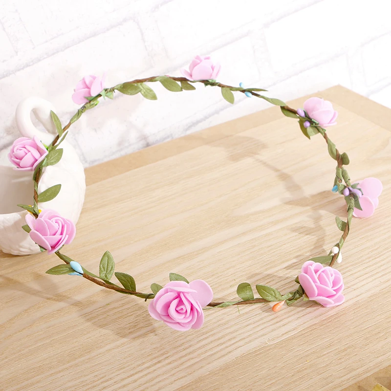 Цветочный венок для волос на голову свадебной вечеринки девочек|headband silver|headbands