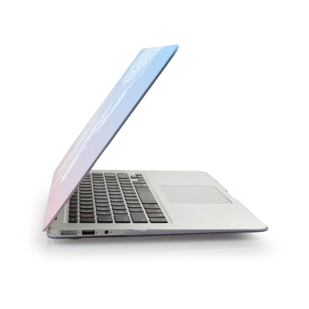 Пластиковый жесткий чехол с клавиатурой для MacBook Air 13 11 Pro 13 15 Touch Bar A2159 A1932 12 1" Ловец снов