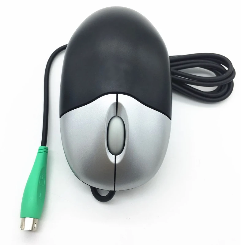 Проводная оптическая мышь PS/2 Circular desktop Opto-electronic mouse 1 7 м Cable Optical 3 кнопки офисные