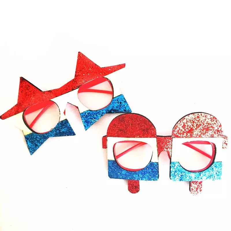 

25*8cm Halloween party plastic eyeglasses independence day wacky eyeglasses holiday party