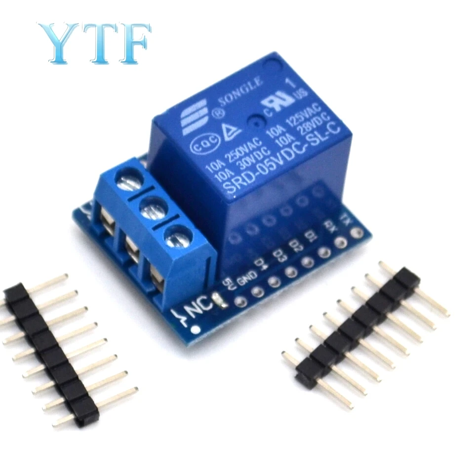 1 канальный релейный экран 5 в 12 В V2 версия 2 для WEMOS D1 mini ESP8266 WiFi модуль|Аксессуары
