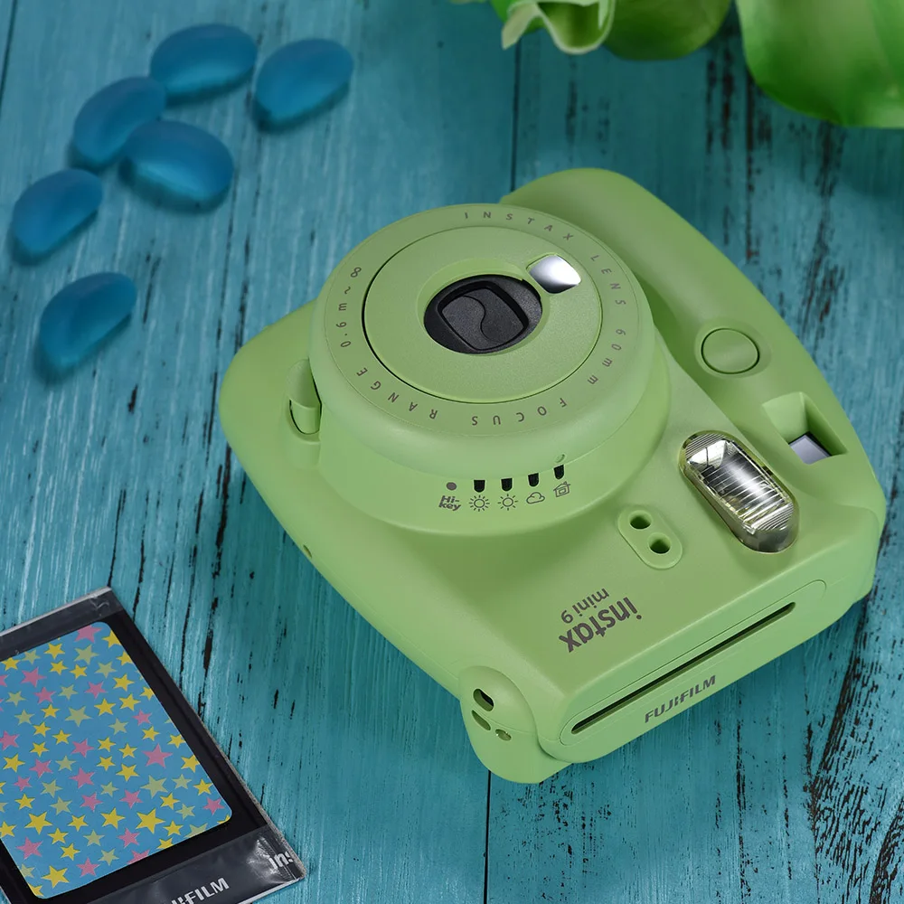 Fujifilm Instax Mini 9 мгновенная камера пленочная камера с зеркалом для селфи 14 в 1 комплект аксессуаров с Чехол/ремень и т. д. для Fujifilm Mini 9