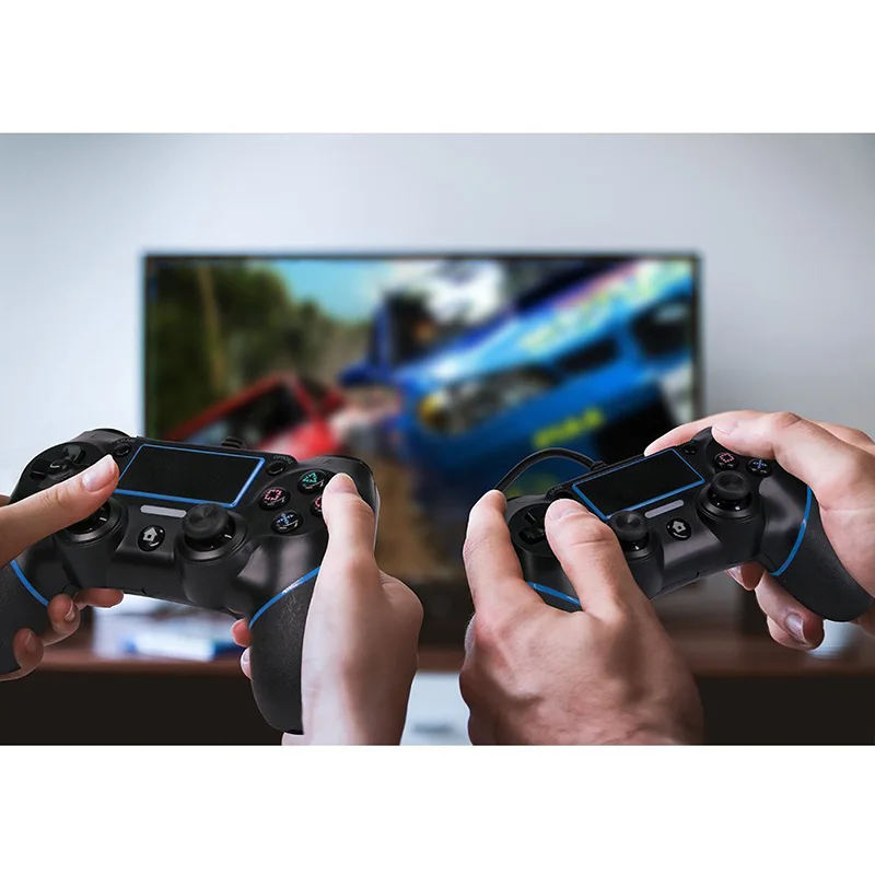 PS4 аксессуары геймпад проводной джойстик PS4 sixaixs несколько вибрации двигателя для Игровые приставки 4 Замена Dualshock4 контроллер