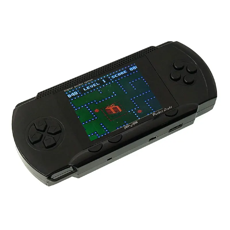 Портативная игровая консоль YLW frog со встроенной 132 классической игровой консолью для детей с экраном 2,8 дюйма - Цвет: black