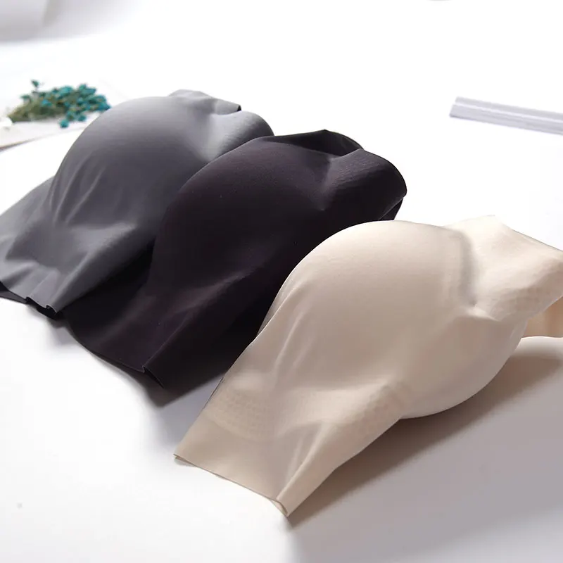 Тонкое Нижнее Белье для сна без косточек в японском стиле летний бюстгальтер