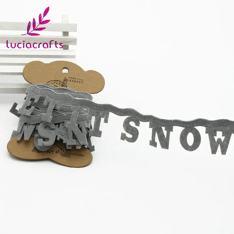 Распродажа! Lucia crafts, 2 ярда, много вариантов, ручная работа, кружевная лента, самоклеющиеся, рождественские, вечерние, рождественские украшения, аксессуары Q0804