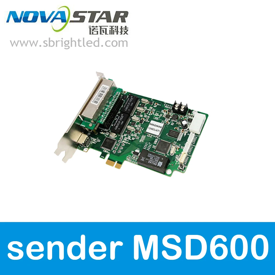 NOVASTAR MSD600 NOVA Отправка карты для светодиодов RGB полноцветный светодиодный дисплей