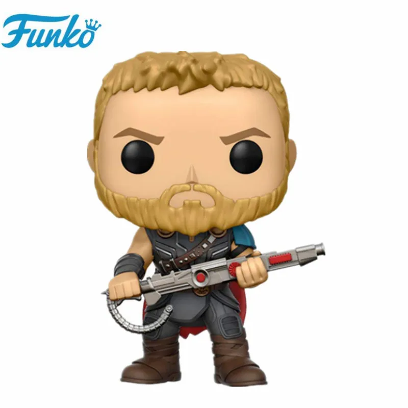 N-Thor-240 FUNKO POP Thor: Ragnarok#240 Тор с короткими волосами Локи Халк Валькирия фильм фигурка Модель Коллекция игрушек подарок на день рождения подарок - Цвет: N-Thor-240