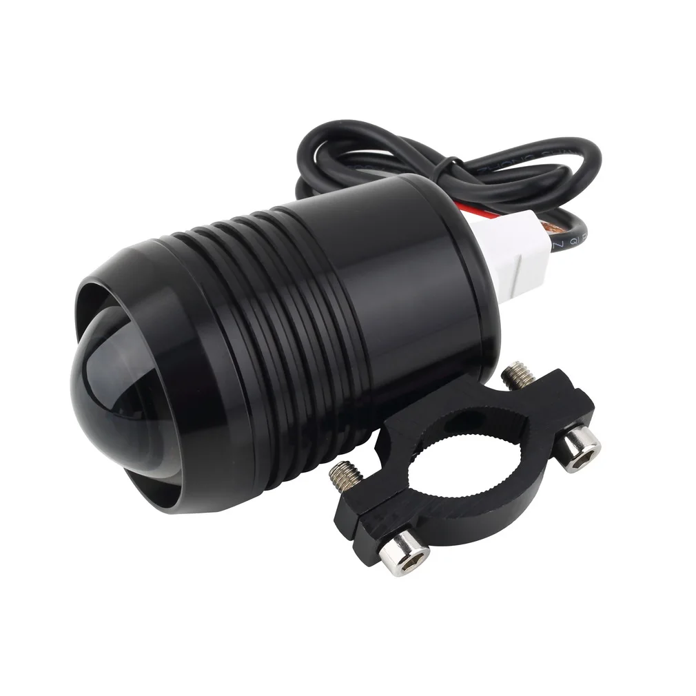 High Quality BLACK Motorcycle 12V 30W XML U2 LED Fog Spot Head Light Waterproof Working Lamp | Автомобили и мотоциклы