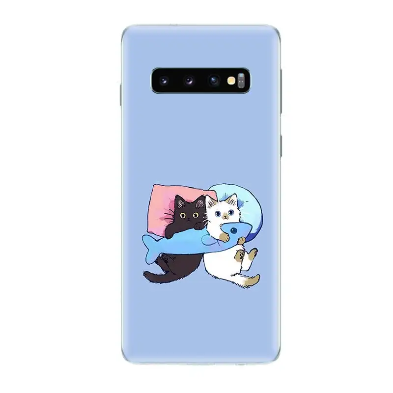 Художественный Кот модные Бисер для украшения samsung Galaxy S9 S8 A6 A8 Note 9 8 S7 S6 край J4 J6 +