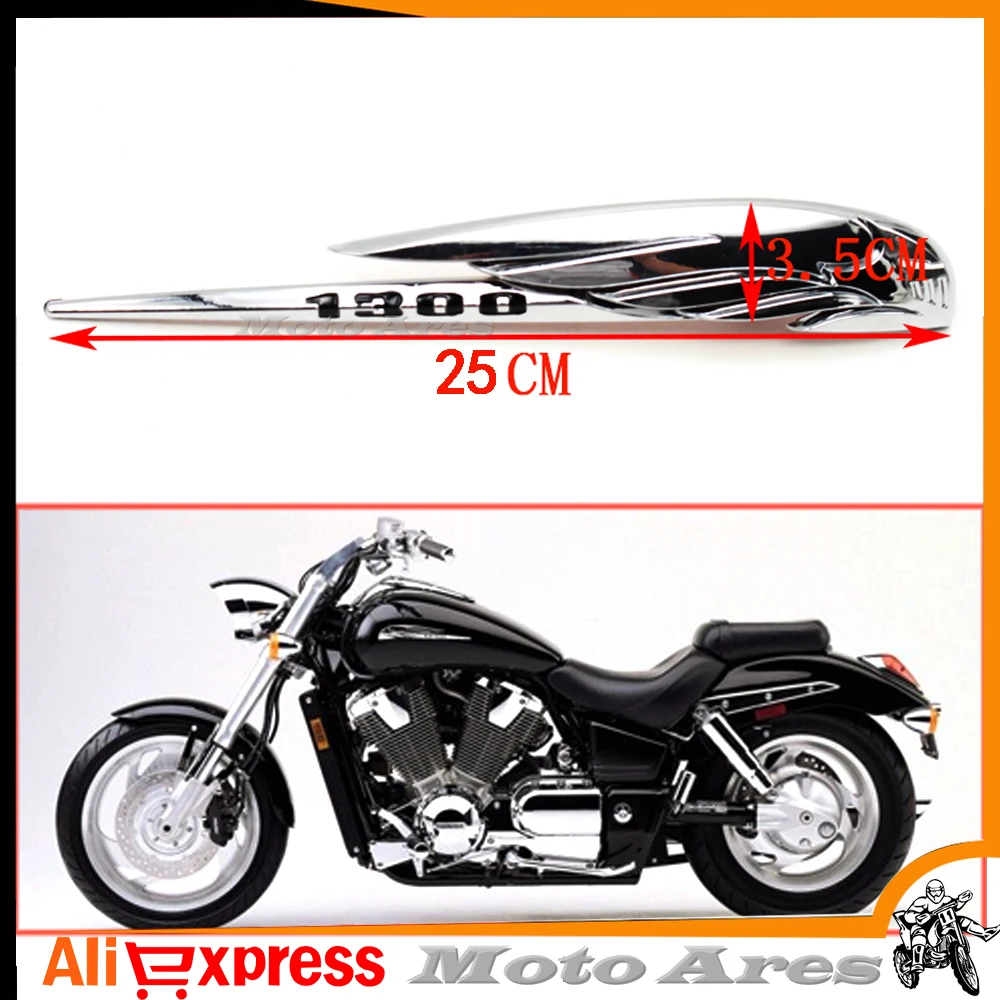 Хромированный АБС-пластик 3D Эмблема для бензобака значок наклейка Honda VTX 1300 VTX1300 C R