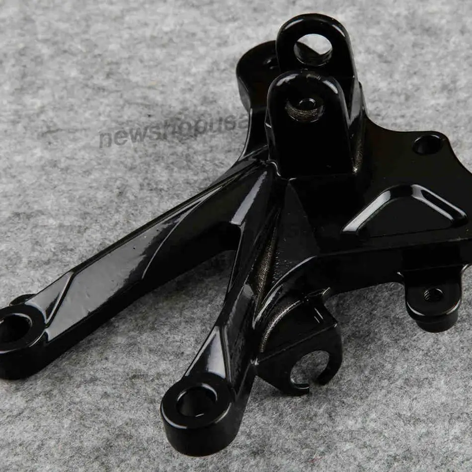 

Front Rider Foot Pegs Foot Rests Mount Bracket Kit For Kawasaki Ninja ZX10R 2006-2010 Black Motorcycle Spare Parts