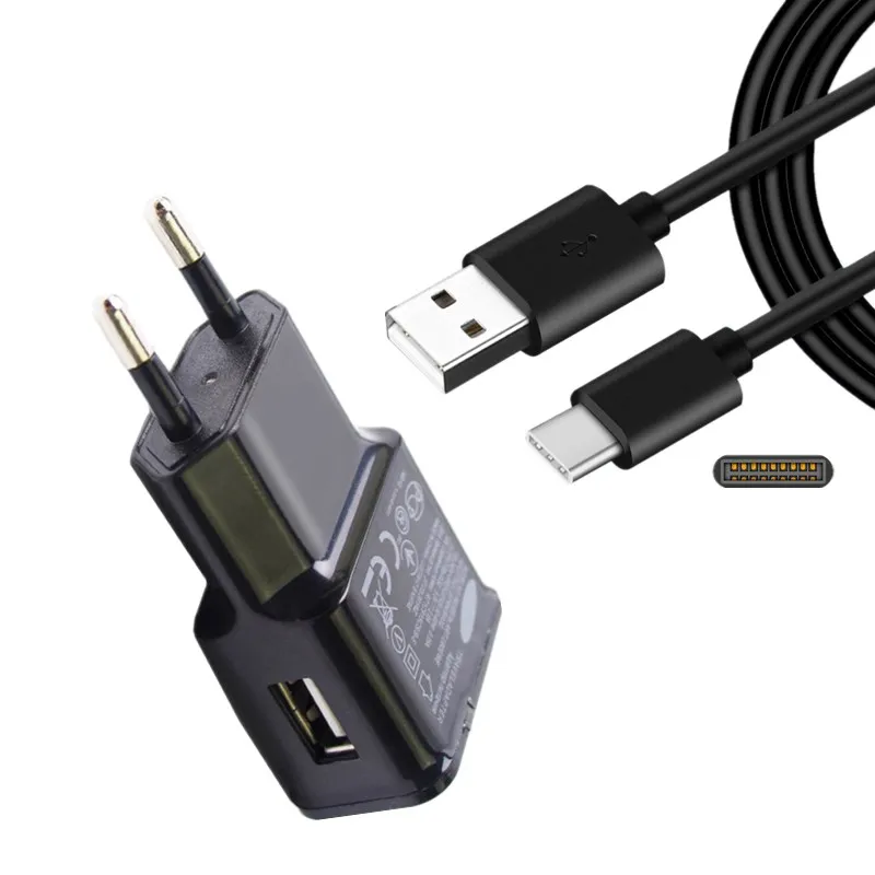 Кабель Micro USB Type C для Sony Xperia E5 L1 L2 X XA1 XA2 Ultra Plus XZ XZ1 XZ2 Z5 Компактное дорожное