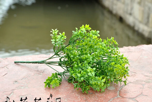 Искусственные растения Садоводство Цветок Стене Кашпо мини перец зеленая трава