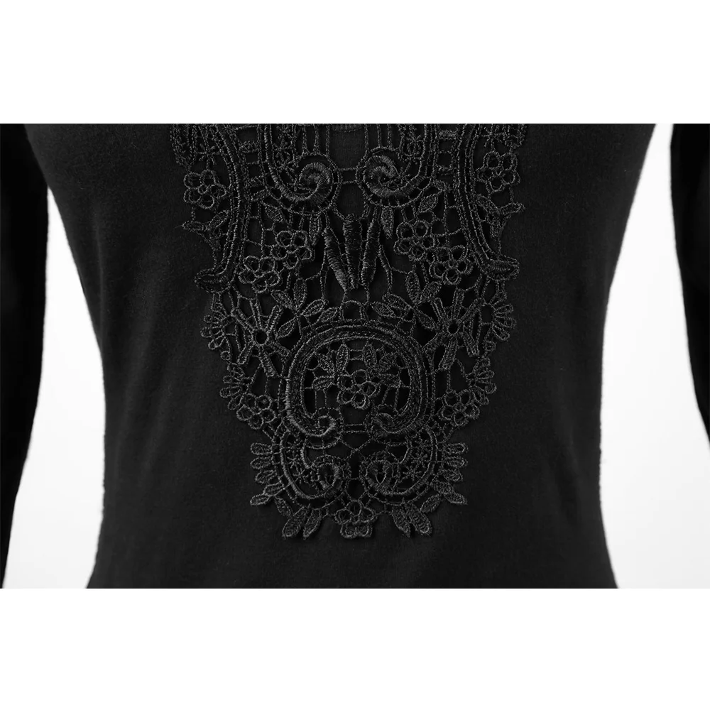 Последний! Готическое сексуальное кружевное черное платье в стиле панк женское