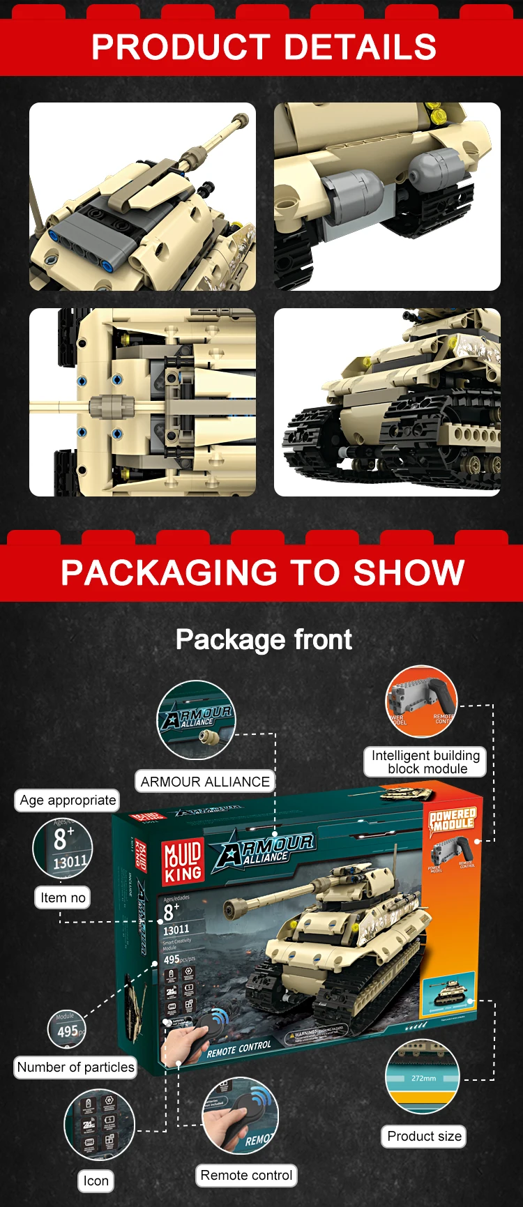 495 шт. World Of Tanks Rc Tiger Tank 1/16 Модель 2,4 г Радиоуправляемый Танк боевой робот военный строительный блок кирпичи игрушка