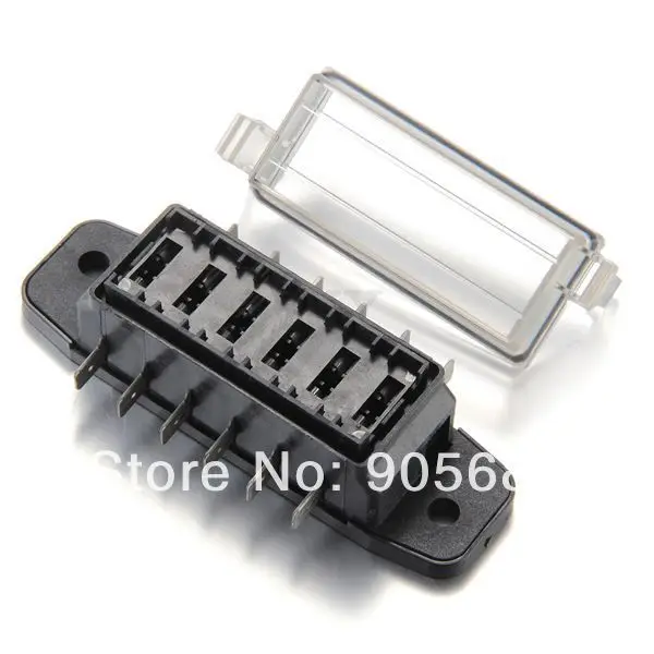 12V 6 Way Car Truck Automotive Blade Fuse Box Holder Circuit free shipping | Автомобили и мотоциклы