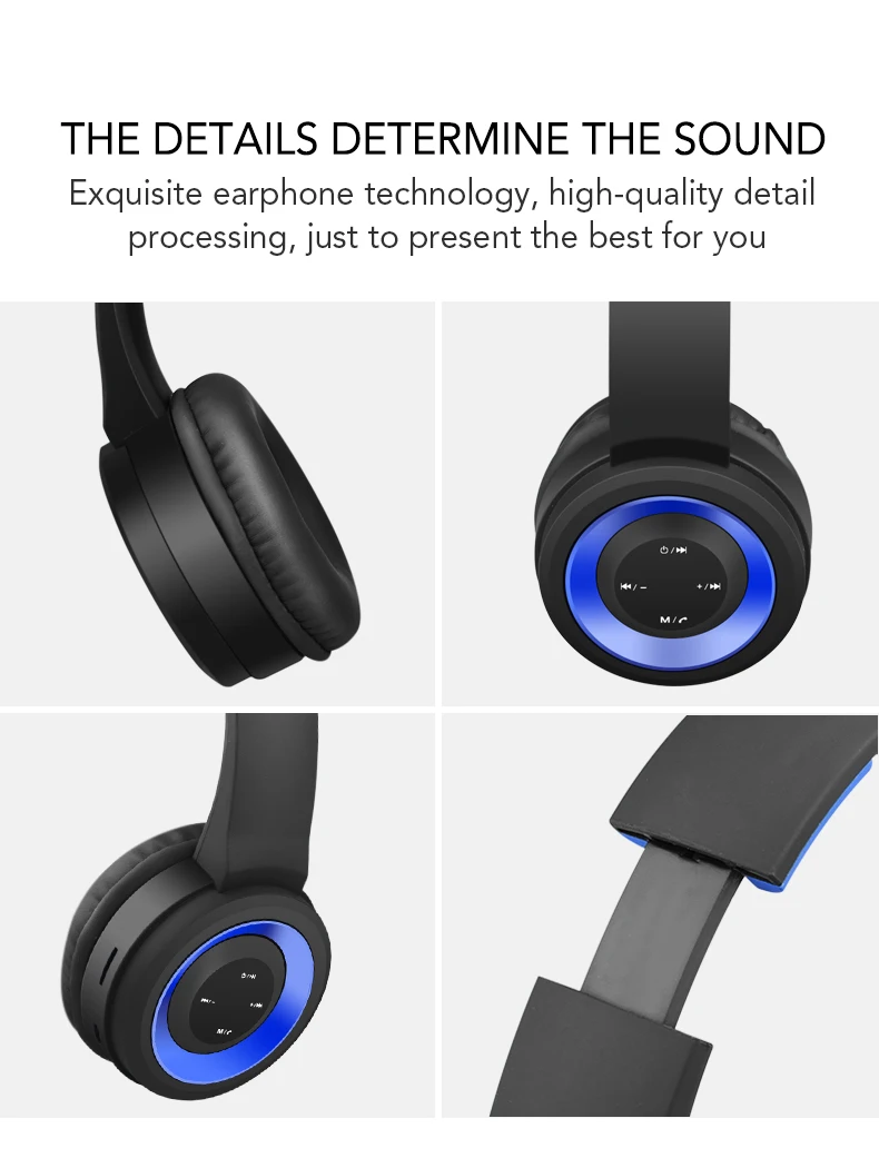 Наушники Memories Music, Bluetooth, спортивные наушники, поддержка TF карты, FM радио, AUX с микрофоном, лучшие беспроводные наушники, синий, красный