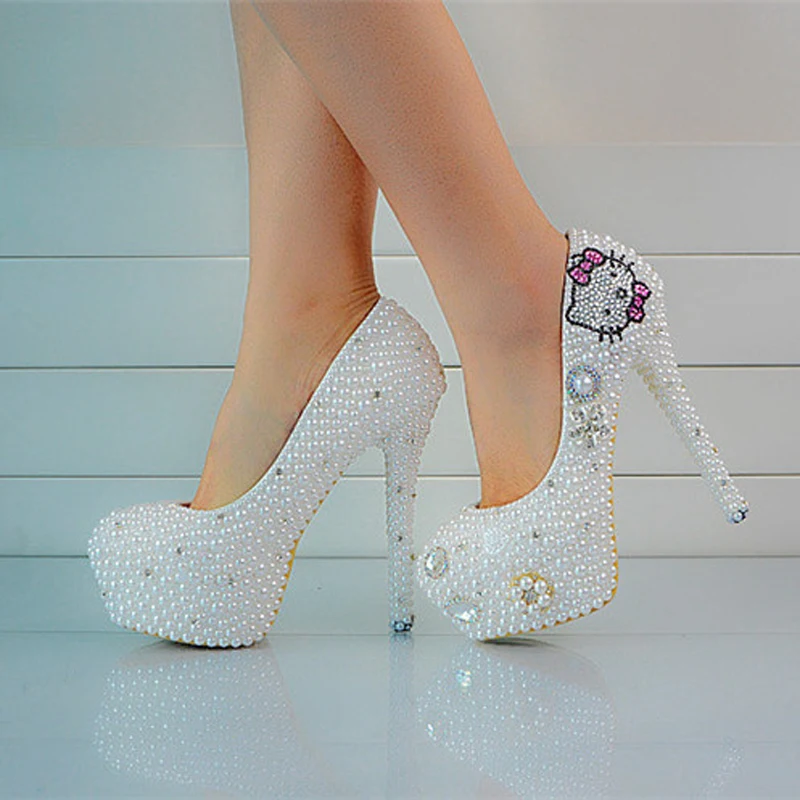 2018 женские вечерние туфли ручной работы на высоком каблуке украшенные