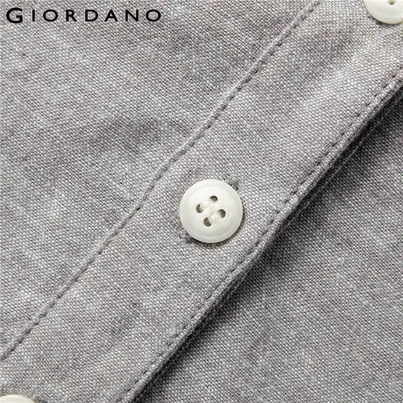 Giordano/женское летнее платье женское крутое льняное Хлопковое с короткими