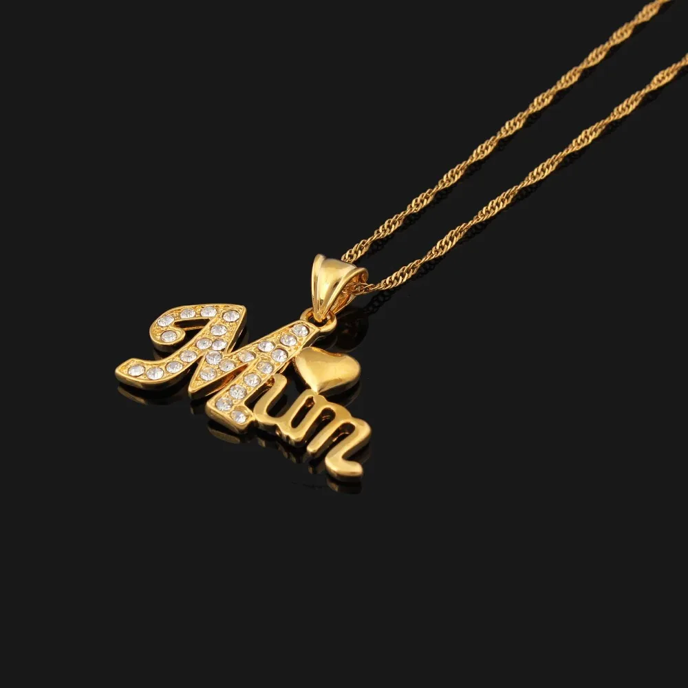 Рождественский подарок для матери мама буквы сердце кулон оптовая продажа