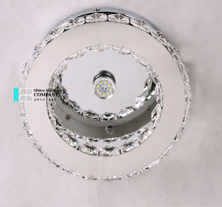 Потолочные светильники современные светодиодные с кристаллами 20 см|ceiling lamp