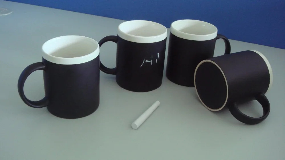 Керамические Меловые кружки керамическая доска и чашки кофейные 4 шт./лот|chalk