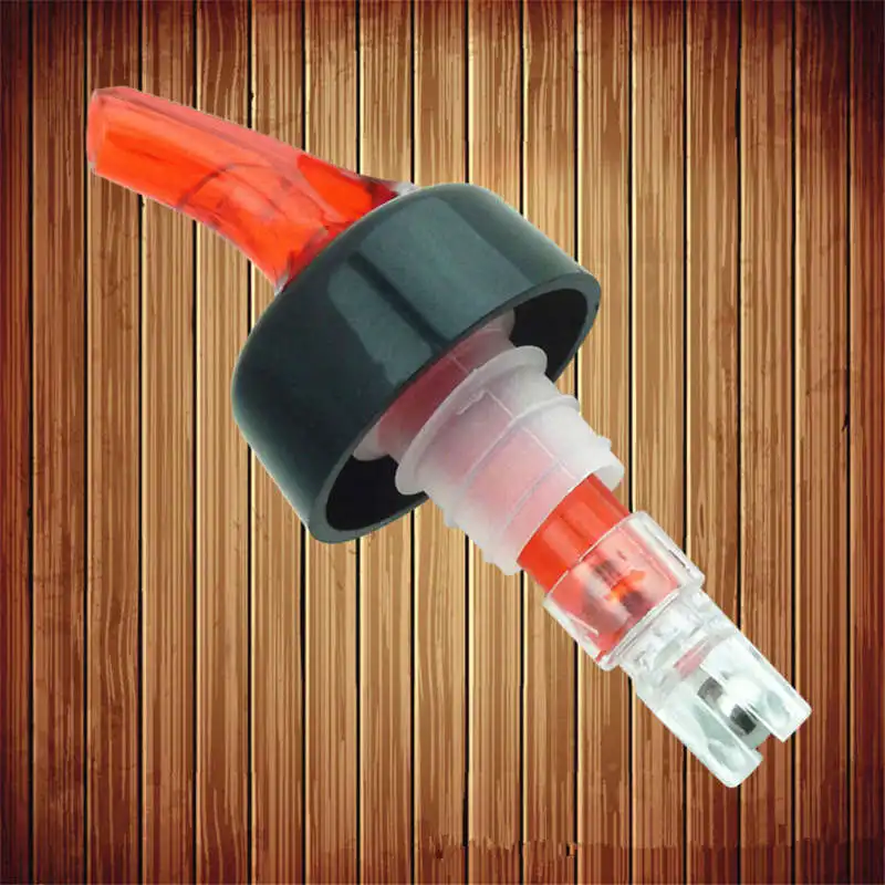 Красный 30 мл Quick Shot Spirit Measure бутылочный носик пробки вино Pourers дозатор коктейлей Бар инструмент - Цвет: Красный