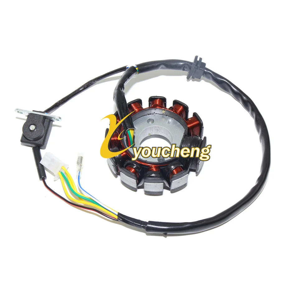 11 катушка Магнето генератор статор GY6 125cc китайский скутер мопед ATV Go Kart Quads 152QMI 157QMJ