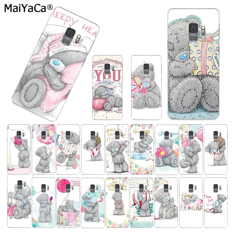 

MaiYaCa Tatty Teddy Me To You Bear Funda Fashion phone case for Samsung S9 S9 plus S5 S6 S6edge S6plus S7 S7edge S8 S8plus