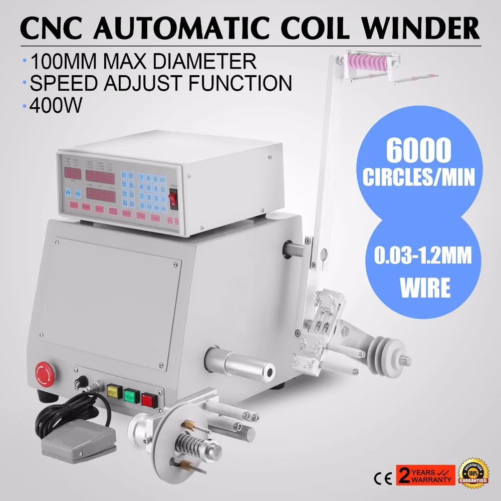 Компьютер CNC автоматическая катушка обмотки машина для проволоки 0 03 1 2 мм 400