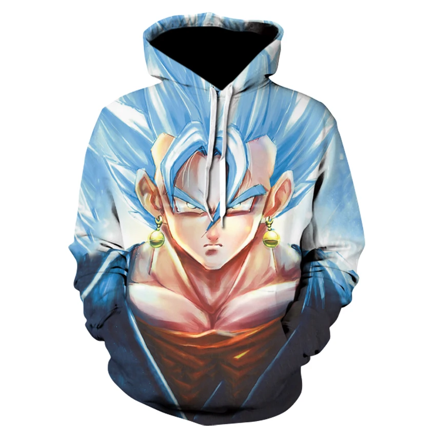 Devin Du новейшая аниме Dragon Ball Z Super Saiyan 3D Толстовка Goku/Vegeta пуловеры для женщин и