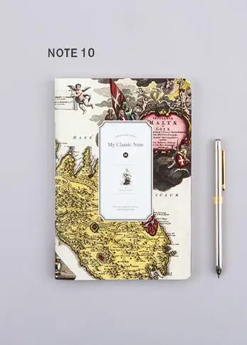 Винтажная Мода My Classic Note мягкая крышка из ПВХ блокнот 13,5*19,5 см линия Note 128 P Нежный дневник подарок - Цвет: 10