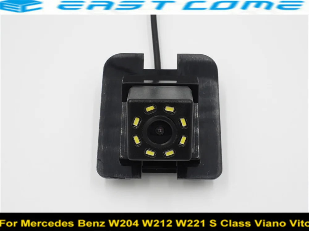 8LED автомобильная парковочная камера заднего вида CCD для Mercedes Benz W204 W212 W221 S Class Viano