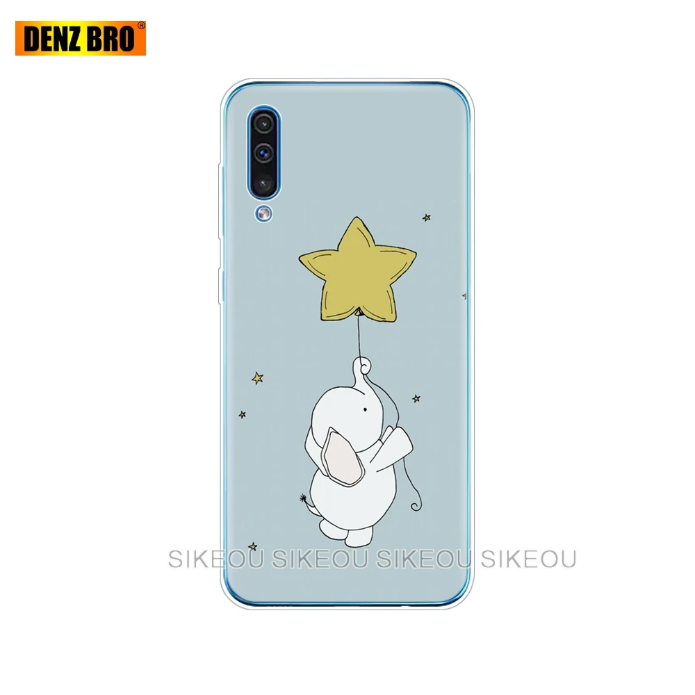 34777 Для samsung Galaxy A50 силиконовый прозрачный Футляр задняя крышка чехол для телефона для samsung A50 A505 A505F SM-A505F мягкий чехол 6,4 - Цвет: 34777
